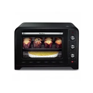 Four électrique Moulinex à Convection Optimo 60 L Chaleur Tournante Tourne Broche 2000W - Noir