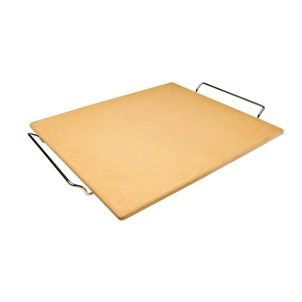 Pierre pour pizza rectangulaire 41 x 36 cm avec support Ibili – Image 2