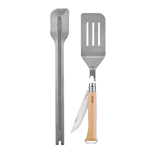 Set de 3 ustensiles pour barbecue  Opinel