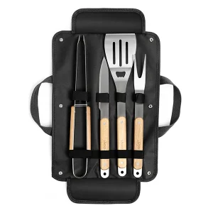 Set de 4 accessoires pour barbecue et plancha Livoo
