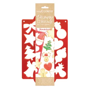 Plaque découpoir multi Noël Scrapcooking