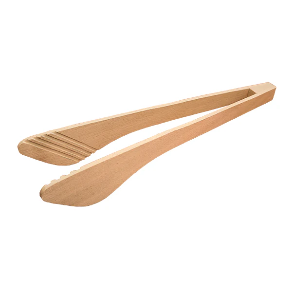 Pince pour barbecue en bois 30 cm Roger Orfèvre – Image 2