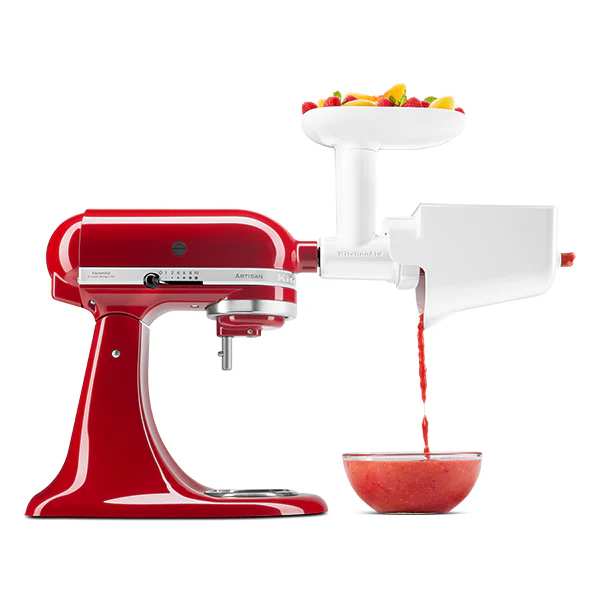 Kit 3 accessoires Passoire à fruit et légume, tranche râpe et hachoir 5KSMFPPC Kitchenaid – Image 5